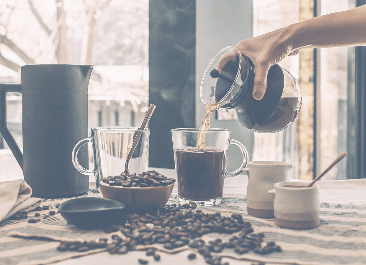 Coffee slide highlighting FlavorActiv's sensory training tools for coffee tasting